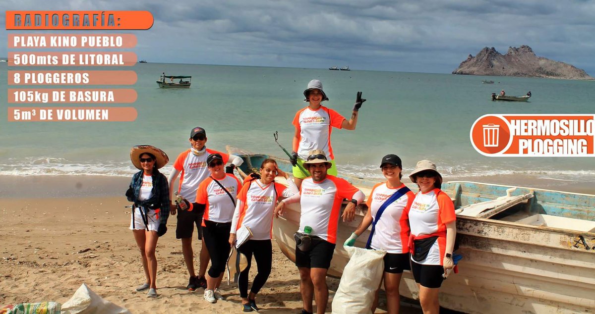 plogging_hmo's tweet photo. Excelente jornada ayer limpiando todo Kino, desde Pueblo hasta Bahía Esthela. Felicidades a todos los grupos que jalaron parejo! #MiBolsaNoEsDePlastico #plogginghmo #gentedebien @floresjuvera @MauroSoteloS @verocastrob https://t.co/12qZNqDGnC