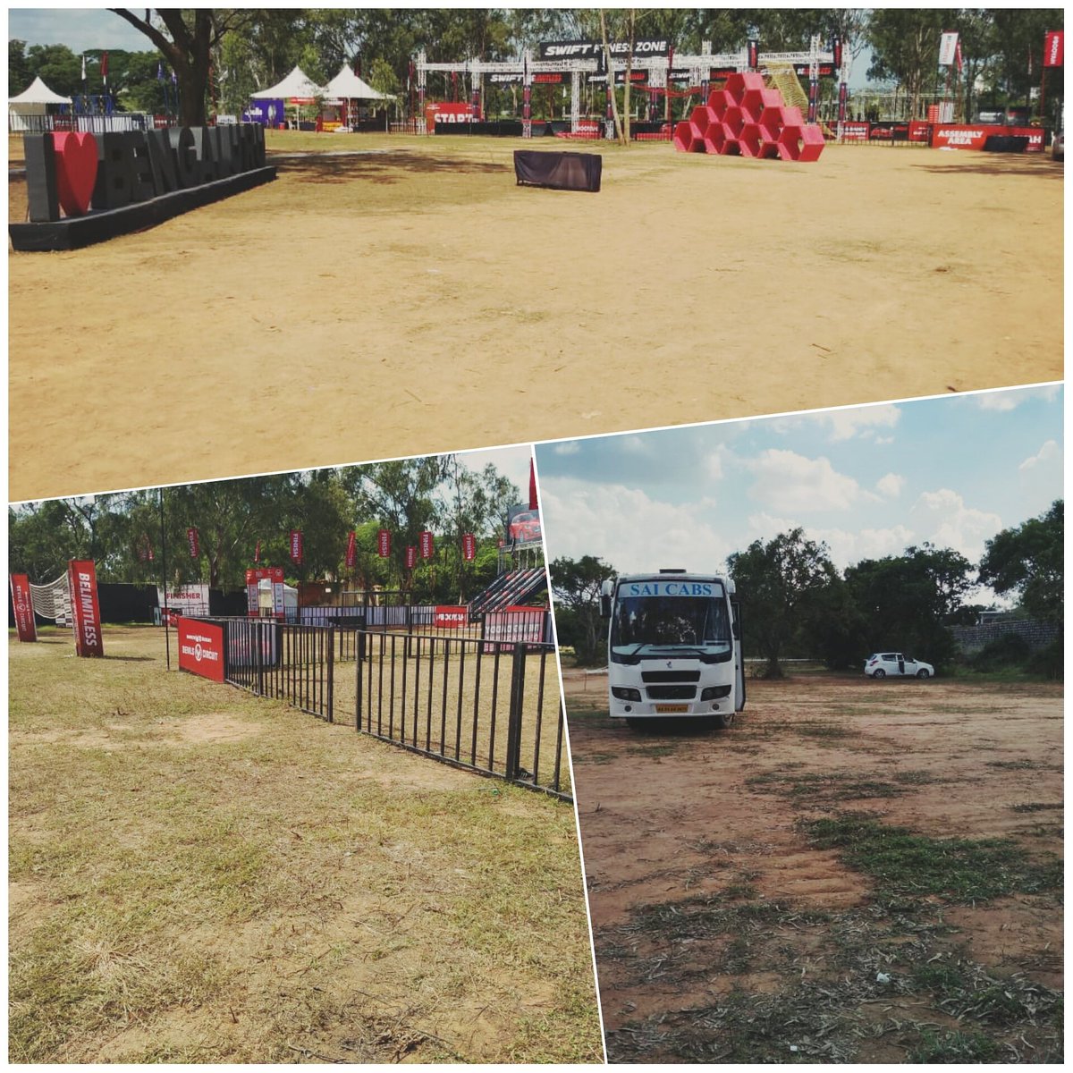 earthlingfirst's tweet photo. Were these pictures taken before this event started or after it ended? Guess which one. Put your answers 'Before' or 'After' in the comment section.
#devilscircuit2018 #devilscircuitbengaluru #bengaluru #events #MondayMotivation #sanitation #green https://t.co/Fy9kYdUkk9