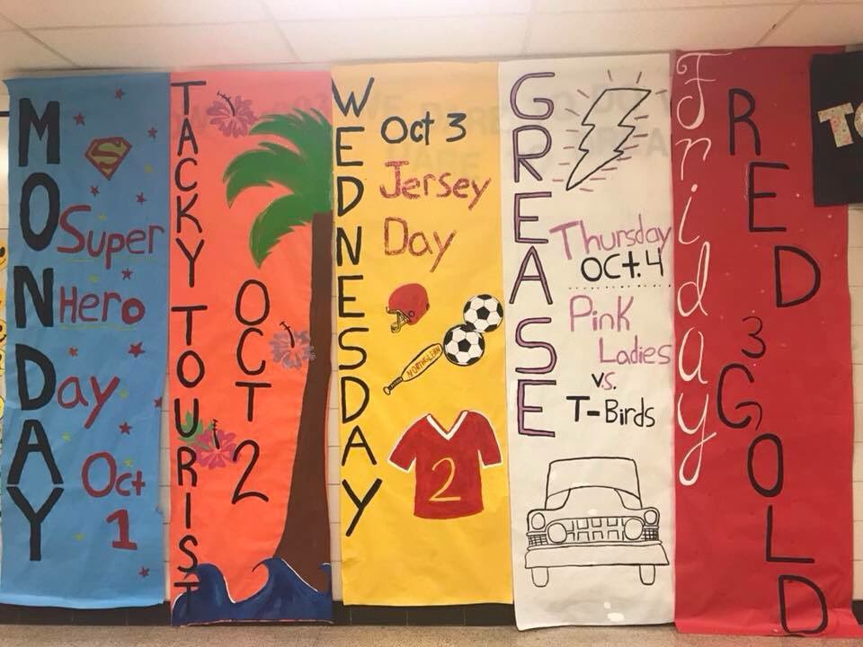 Home coming week is here!  Show your spirit!  #spiritweek #grease #greaseistheword