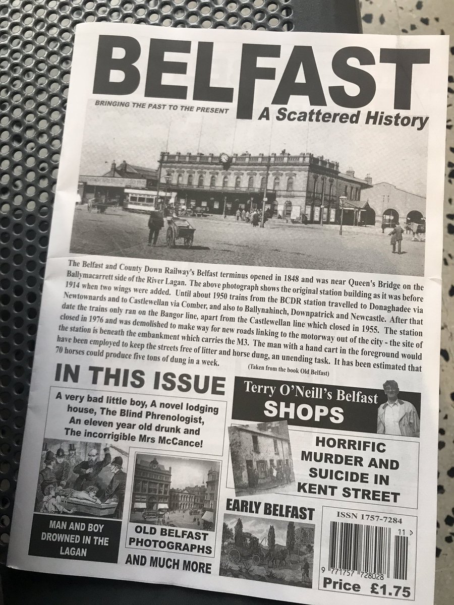 SandyRowTours's tweet photo. Bought a copy of #BelfastHistoryProject broadsheet - well worth the £1.75 for a glimpse at #OldBelfast particularly like the court reports https://t.co/ahngRJ4IYL