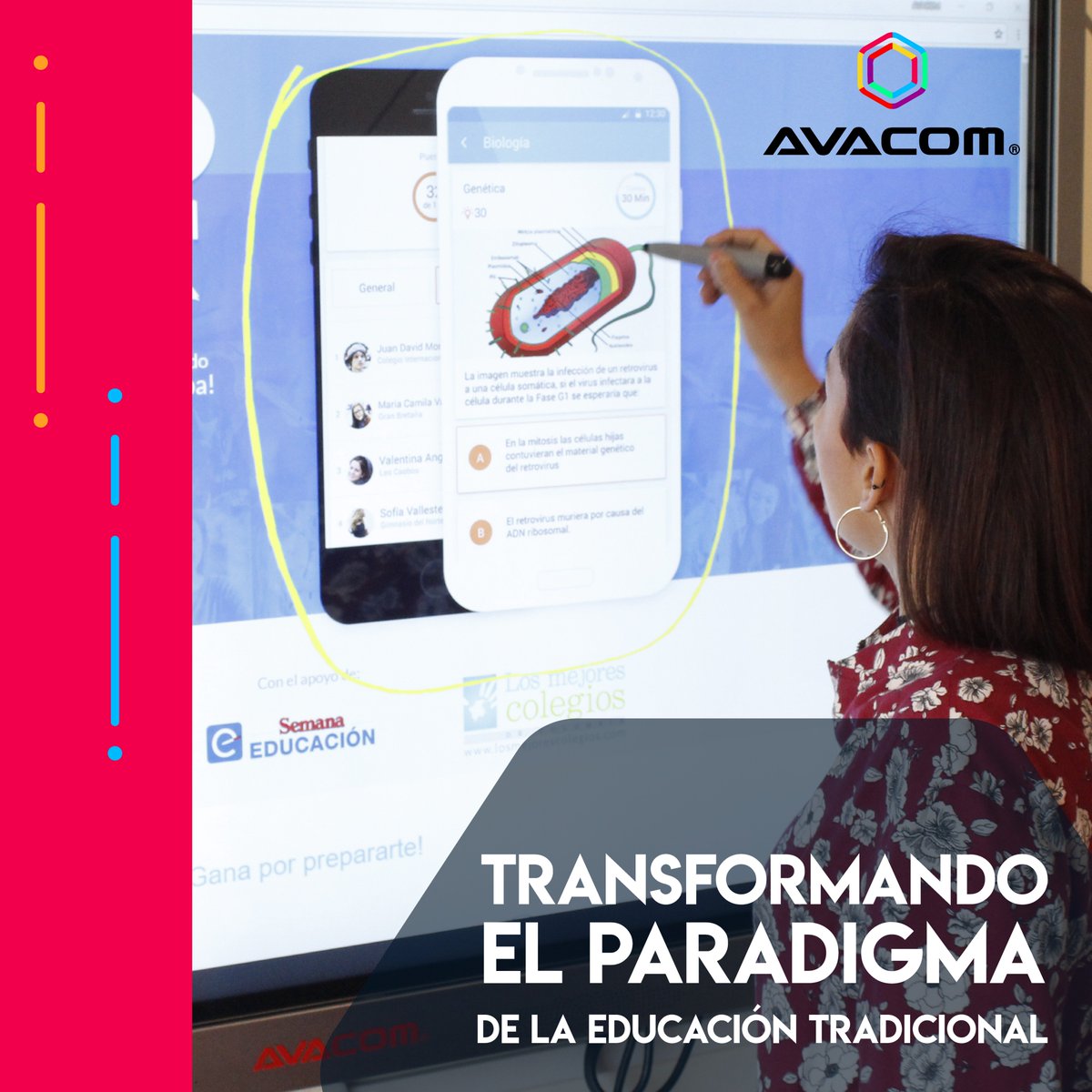 _avacom_'s tweet photo. Comprometidos en la transformación del paradigma de la educación tradicional.
#culturadigital #Colombia #eradigital #transformacióndigital #educacion #docentes #imaginar #soñar #todoesposible #creacontecnología #Avacom #experienciatecnologica 
Conocenos en https://t.co/g6Z9ewPlBH https://t.co/gf5ZAjfHHr
