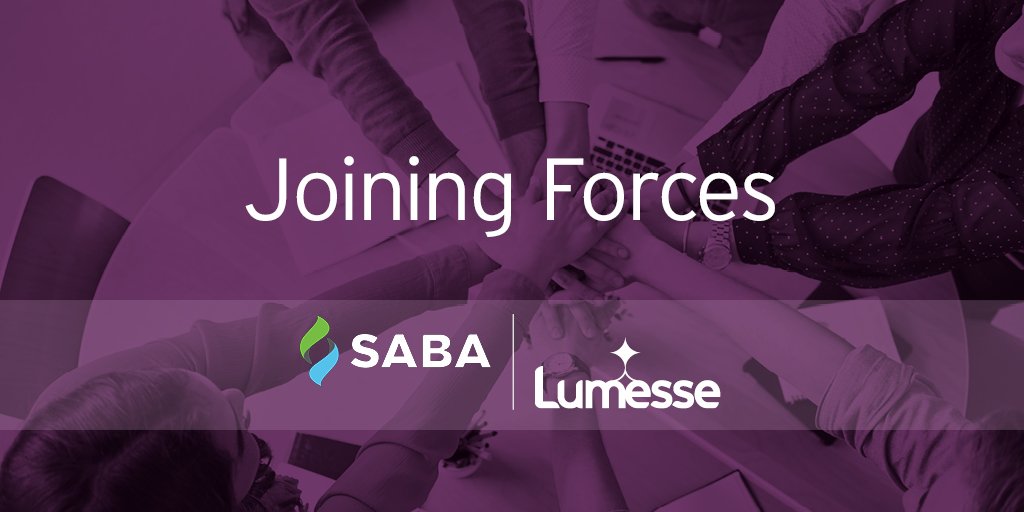 Delighted to announce we will be joining forces with <a href="/sabasoftware/">Saba</a> to create a talent development powerhouse! #HRTech #Unleash18 #HRTechConf #HR Learn more here: ow.ly/e8ao30m2Z4b
