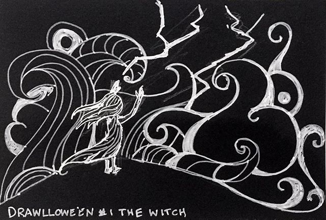 thespendypencil's tweet photo. #thewitch is the first for the #mabsdrawlloweenclub this witch has power over the element of air.  But it’s not about what she looks like, it’s about her effect on the world.  tbh, I don’t really like this image. When I first thought of what to draw I ha… https://t.co/Dvqcha6reL https://t.co/bL0UeiIUhu