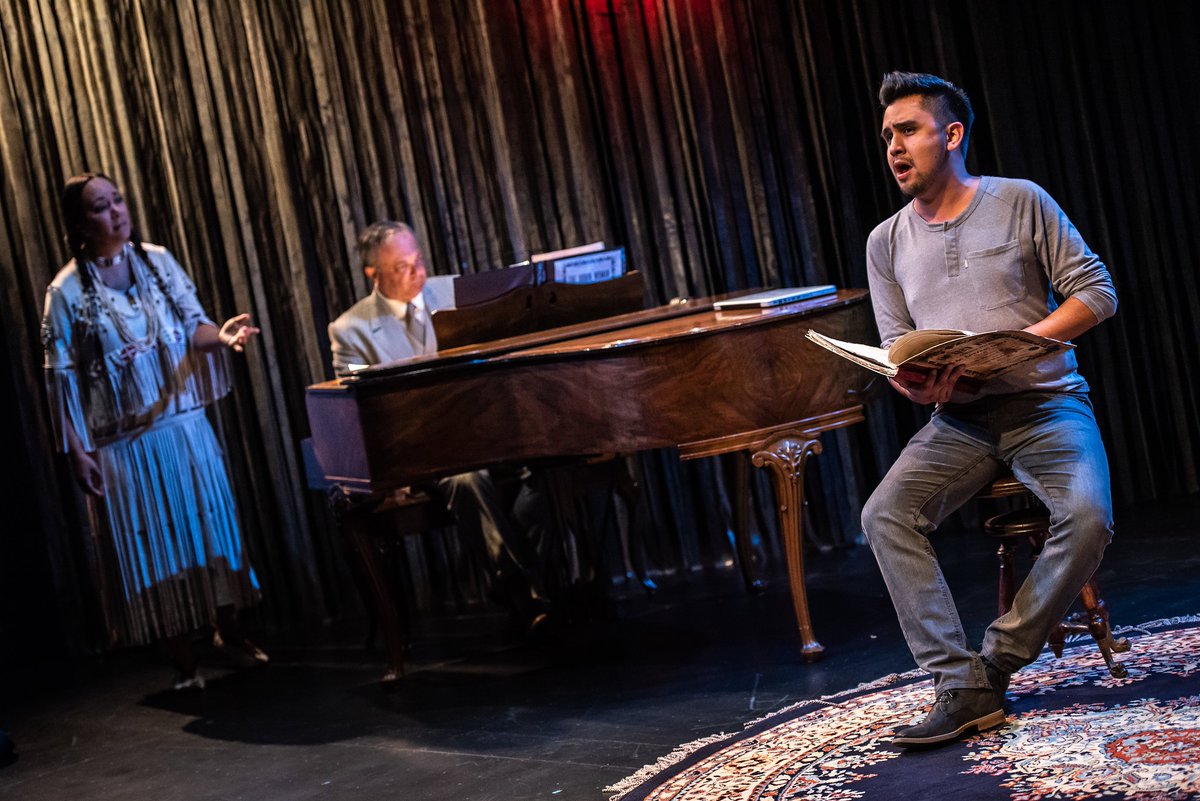 NativeEarth's tweet photo. Miigwetch &amp; Congrats to the cast and the team of #ICmPrincess✨We are grateful to be part of this incredible production, from its development at Weesageechak festival to the world premiere, here at #AkiStudio. This is definitely not the end of William and Tsianina's story! https://t.co/4phC0ZbMhH