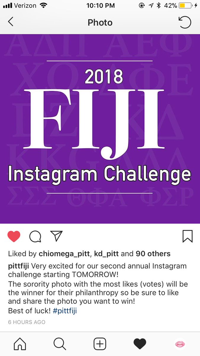 Be on the lookout for our photo and make sure to hit that like button!! 🤗🤗 @pittfiji