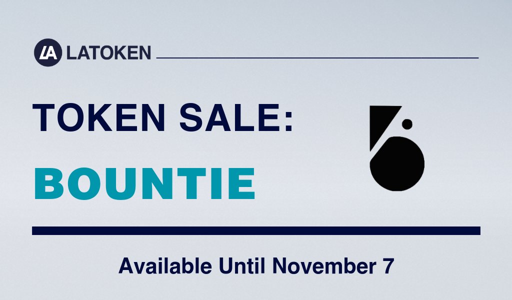 Latoken_cex's tweet photo. #LATOKEN lists @BountieGaming Token Sale (#BNTE) (ends on Nov 7)
GET BNTE NOW: https://t.co/hIPVmr1OjX
BOUNTIE provides a revolutionary gaming experience with blockchain and cryptocurrency giving gamers a chance to earn by playing.
More on BOUNTIE: https://t.co/AKI3CEFhUs https://t.co/StN5OSBZts