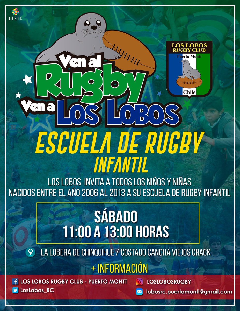 LosLobos_RC's tweet photo. Rugby para hombres y mujeres en todas las edades, invitamos en esta nueva semana de trabajo en La Lobera de Chinquihue 🏉🏉🏉

No dudes en consultar, te esperamos!!!             #RugbyParaTodos @chilerugby1 @Rugbiers_ https://t.co/NvIDu8QSCP