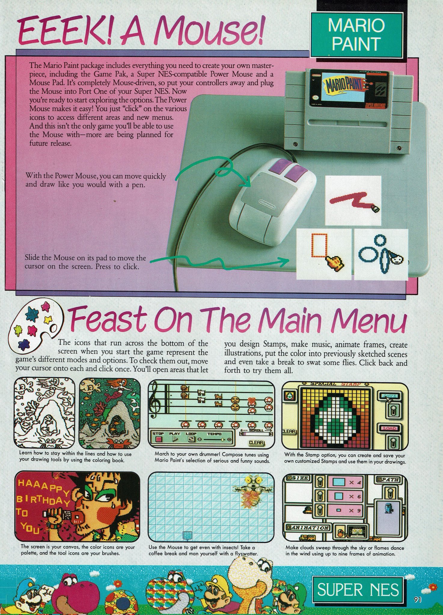 VideoGameArt&Tidbits on X: Nintendo Power: Volume 39 - Kirby's Dream Land  coverage (excerpts).  / X