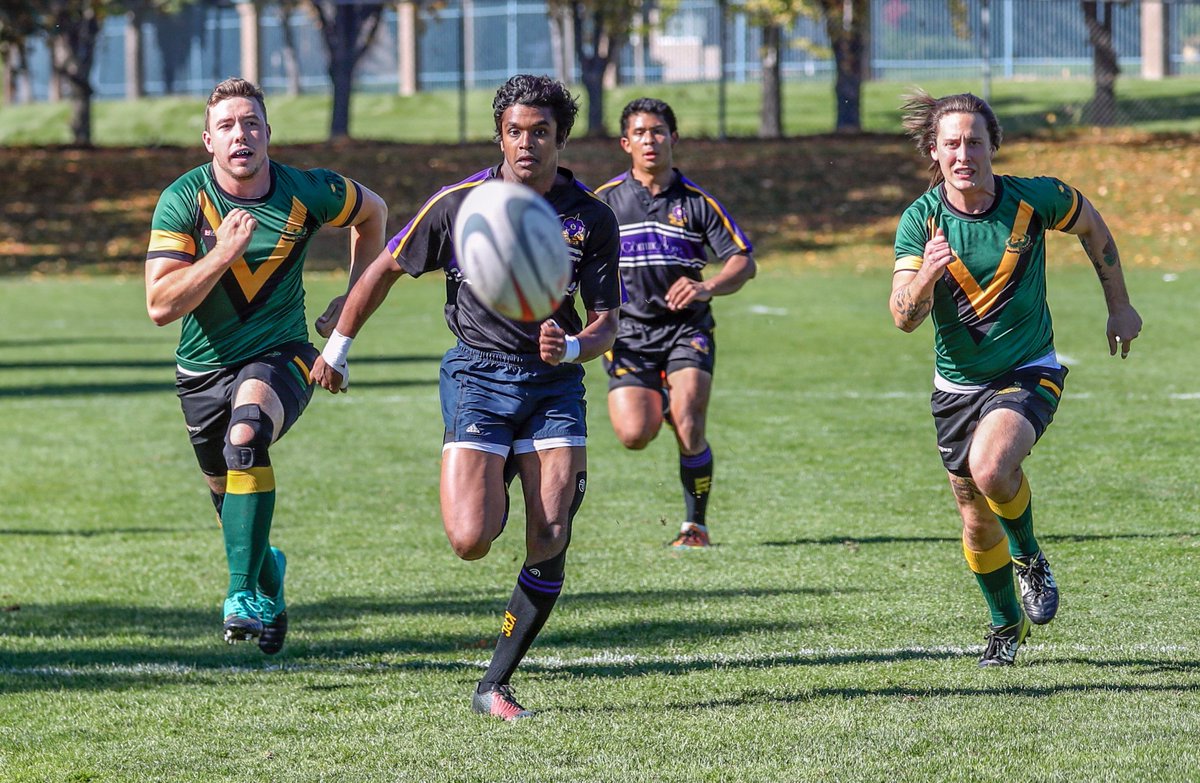 MarTheReporter's tweet photo. This Monday, in the #AllyD photo of the weekend sweepstakes ... #Kamloops Rugby Club speed demon Darsha Thilakarathne fielded this chip kick and went in for a try vs. Langley ... @bcrugbyunion @ADouglasPhotos https://t.co/v82wkHiwIr