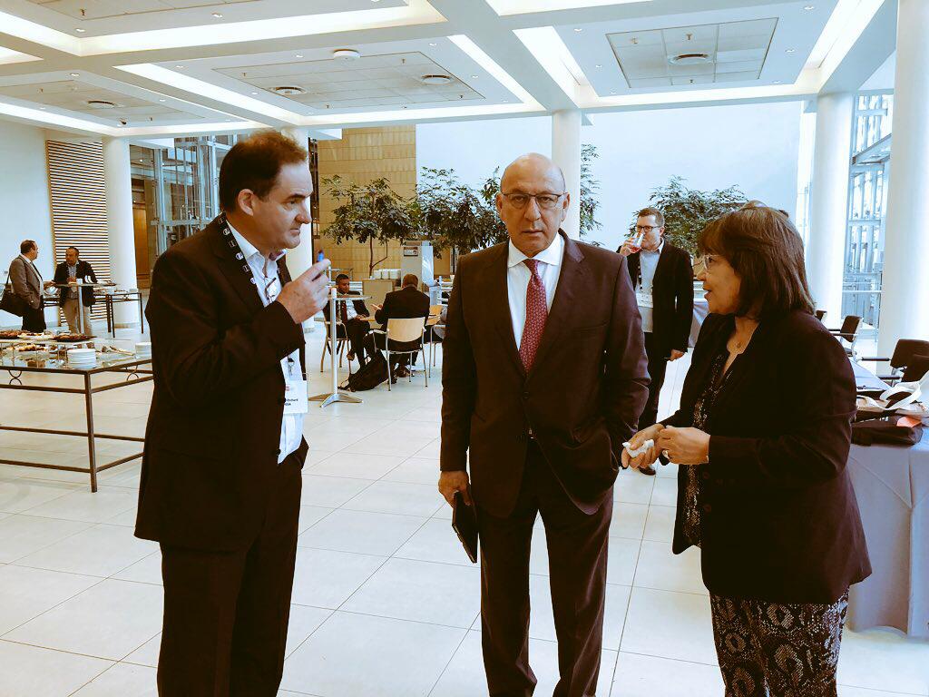 PatriciaDeLille's tweet photo. Today, I opened the inaugural GSA Global Sourcing Summit and Awards in Cape Town. Professionals in the business process outsourcing (BPO) sector came from across the globe to attend the two-day conference. See: https://t.co/c3vx0VoiD5 for more information. #GSAGlobalSummit https://t.co/R05KBzvy8H