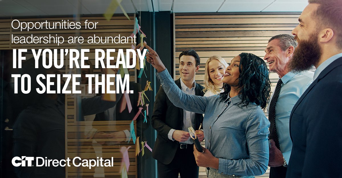 Never shy away from an opportunity to lead your #SmallBusiness. #MotivationMonday