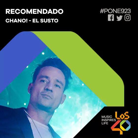 los40Paraguay's tweet photo. #Recomendado40 'El Susto' de @CHANOTB. Disfrútalo en la radio de todos tus éxitos #Pone923 https://t.co/CXFUfJ6IfT