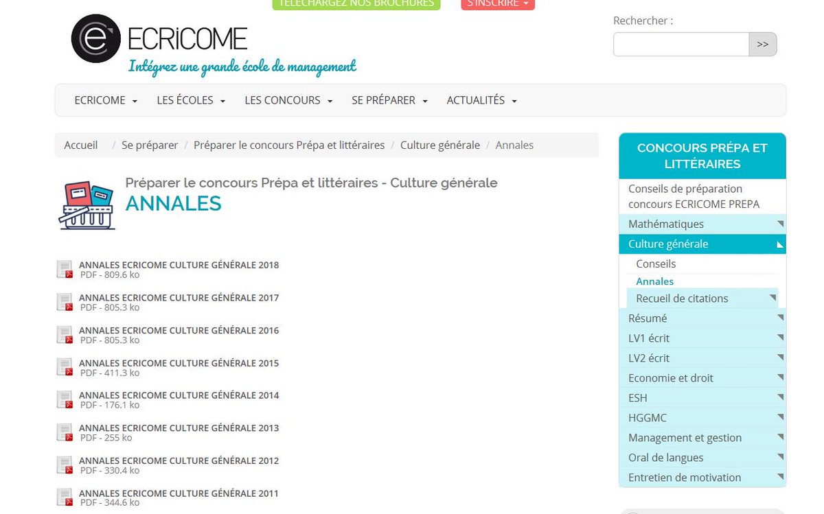 ecricome's tweet photo. NEWS ! les #annales des concours 2018 sont en ligne ! Retrouvez le sujet, son corrigé et les remarques des correcteurs pour chaque matière ! #tremplin2 #tremplin1 #prépas #bachelor #prepaecs #prepaec #prepaect @KedgeBS @NEOMAbs https://t.co/NDNmPdS0ig https://t.co/bNo9xPek87