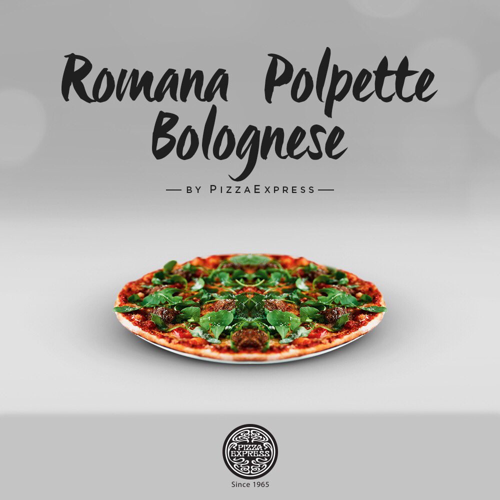 The Polpette Bolognese Romana is a meaty delight, topped with traditional italian meatballs and flavour-packed bolognese sauce. 
#PizzaExpressIndia

#bolognese #romana #pizzas #thincrust #meatballs #meaty #bolognesesauce #italiancuisine #italianfood
