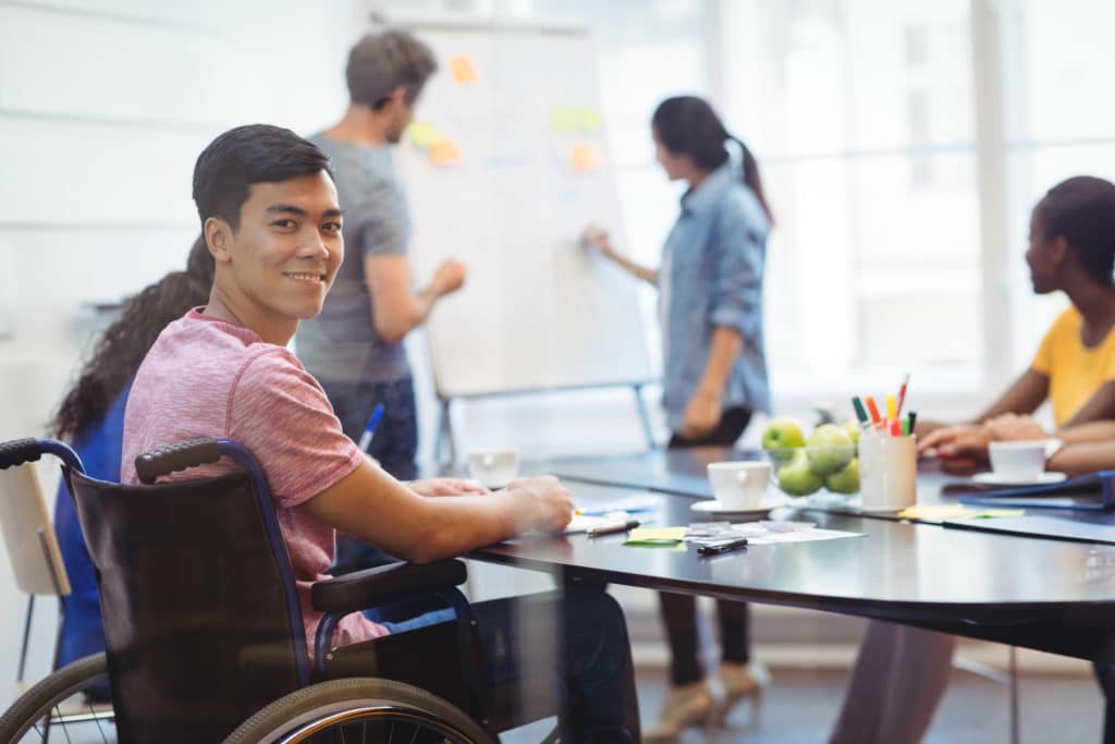 Let's start National Disability Employment Awareness Month by taking a look at what you can do to make your #workplace more accessible. #NDEAM— bit.ly/2IxGiaY