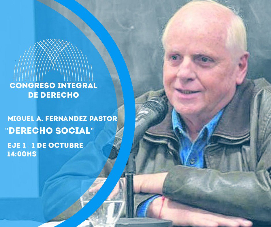 CidDerecho's tweet photo. A las 14 hs tendremos la apertura del Congreso con el panel de Derecho Social (del Trabajo y la Previsión). Nos acompañarán @luanavolnovich, @HPRecalde y @FernanadezPa. No te lo pierdas! https://t.co/PlPTRHqUOk