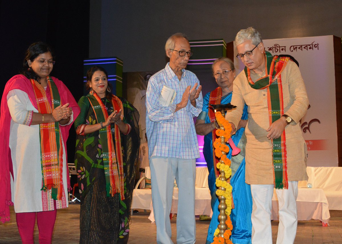 directorica's tweet photo. Hon’ble Deputy Chief Minister Shri Jishnu Dev Varma inaugurates 112 th Birth Anniversary celebration of Kumar Sachin Debbarman at Rabindra Satabarshiki Bhawan on 1 October,2018. https://t.co/0T1hWAqLmy