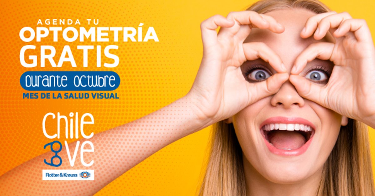Este es el "Mes de la Salud Visual", donde tenemos como objetivo generar conciencia sobre la importancia de cuidar la salud visual a través de la detección temprana.
Durante Octubre nuestro servicio de optometría será gratis!
Reserva tu hora en ryk.cl