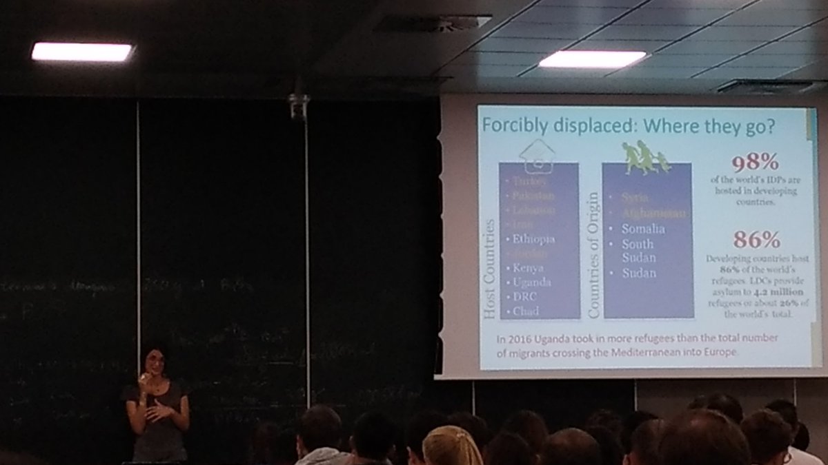 bettadepi's tweet photo. Where do migrants go? 
In 2016 the number of refugees in Uganda was higher than the number of people crossing the Mediterranean towards Europe. @Tiresia_Polimi https://t.co/AwU3OdqM8N