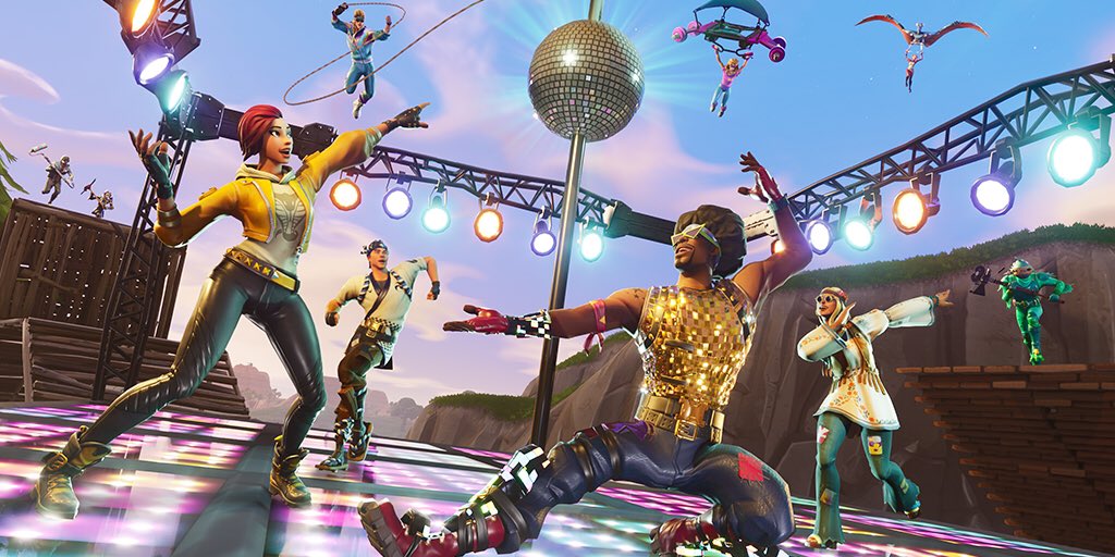 VG247's tweet photo. Disco Domination is coming to Fortnite Season 6 soon
#DanceDomination
https://t.co/TY0su6DXHJ https://t.co/aWcg10LZRl