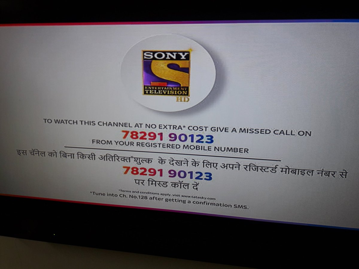 Oyeanant's tweet photo. @TataSky i am getting this error on every channel. Please check and fix this issue
Subscriber id 1130930900
Mobile 9414864459 https://t.co/DzGgkZbmDf