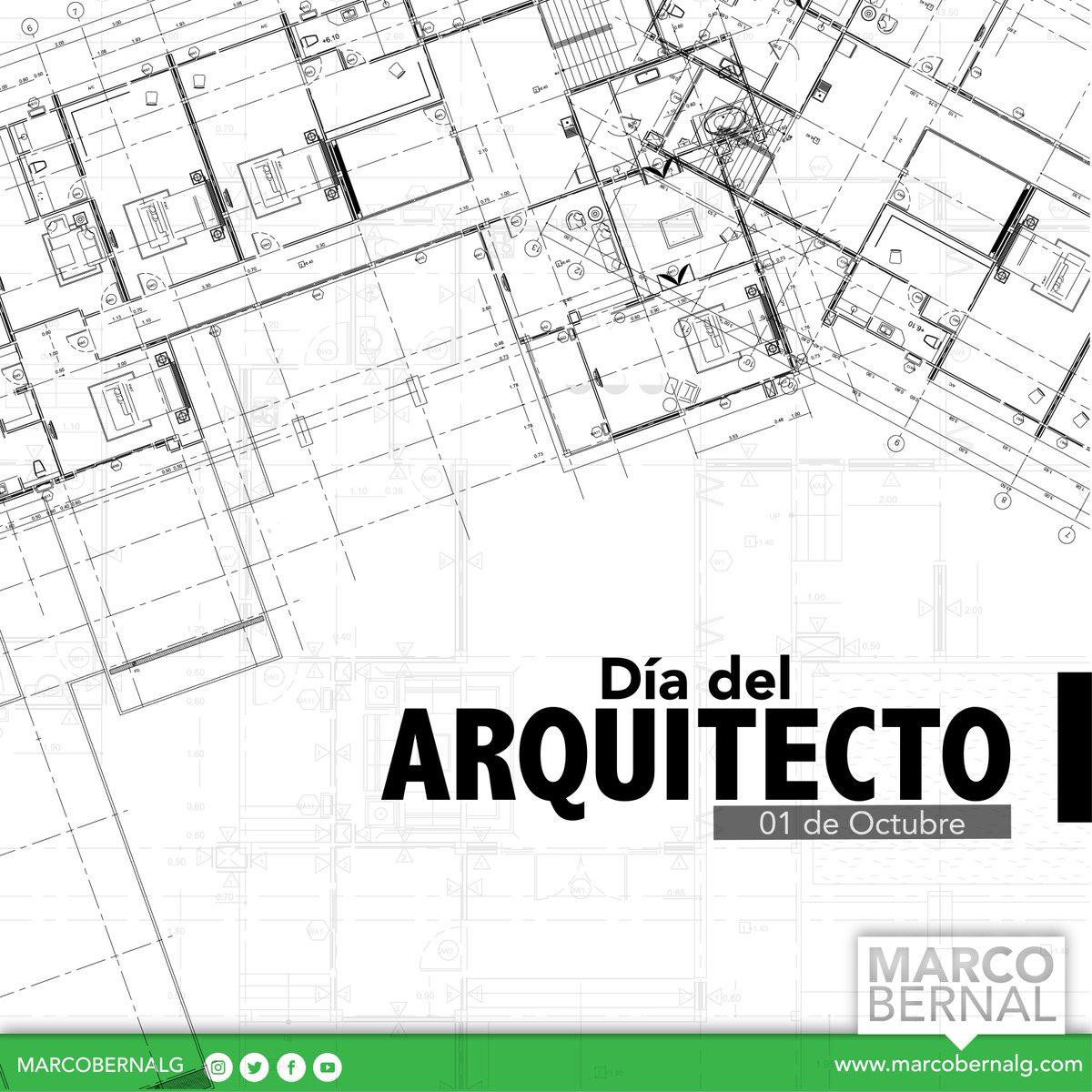 Felicidades a todos los Arquitectos hoy en su día. Mi mayor reconocimiento por su contribución a diseñar y crear espacios con gran creatividad. 

#DíaDelArquitecto 👷🏼‍♀️👷🏽‍♂️