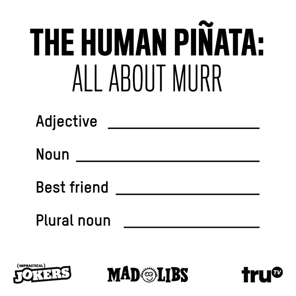 Impractical jokers murr pinata vastgoods