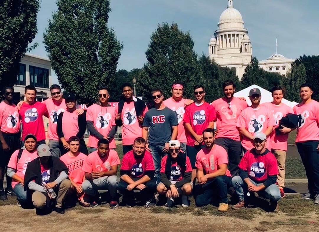 Starting off October right! 🎀#KappaSigma #GloriaGemma5k #Service