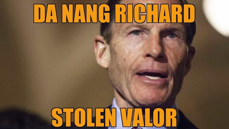 Da Nang Dick Blumenthal wants to 'educate' you why you should oppose Kavanaugh