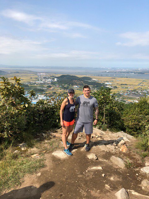 FatAssWinery's tweet photo. Cole &amp; Jenn took our #FatAss to Pinnacle 4 in Pyeongtaek, South Korea! Looks fantastic guys! #FatAssWinery #nopinkies #wine #WineTours #Fredericksburg #TxWine #WineClub #winelover https://t.co/hoHkgPBFFg
