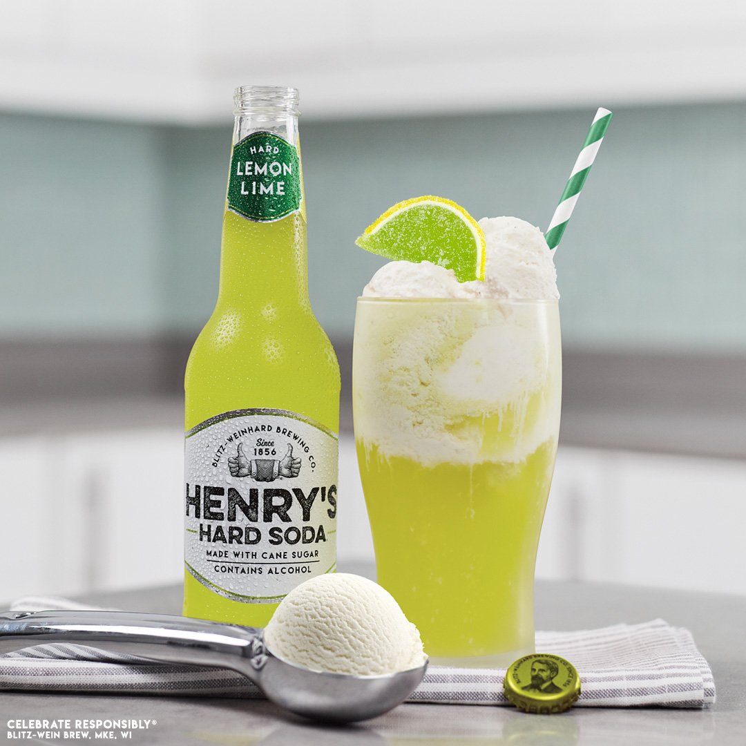 The only thing more fun than Henry’s Hard Soda, is Henry’s Hard Soda Floats. #GoodHardFun
