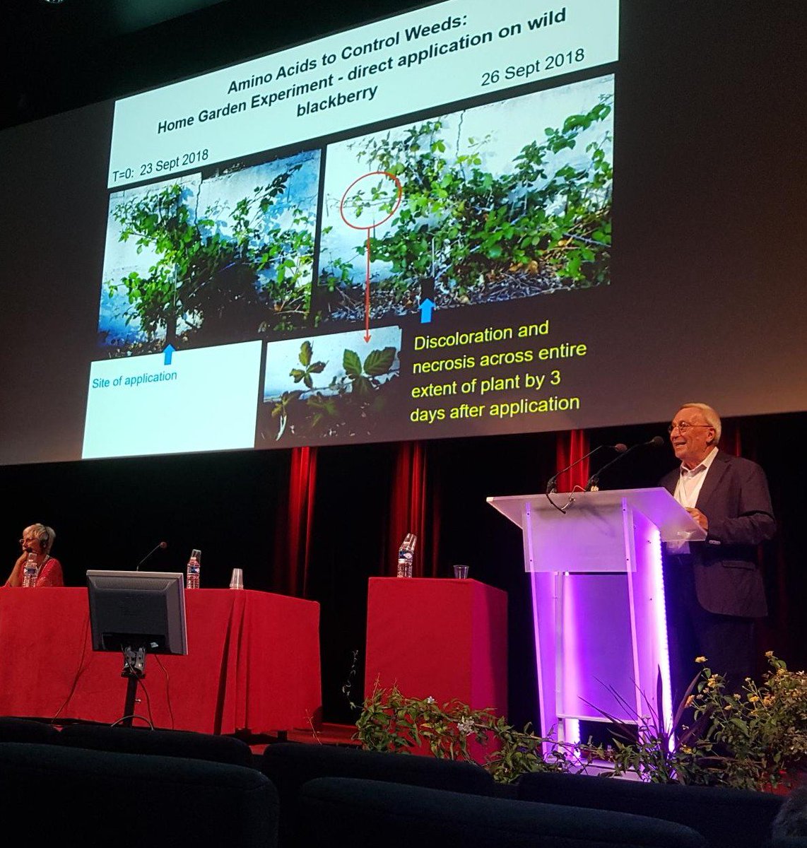 StrigaToothpick's tweet photo. Our colleague, Claude Alabouvette, talked about weed control with amino acids (highlighting @StrigaToothpick) at the 4th International Conference on Natural Products and #Biocontol in Perpignan, France.
#striga #aminoacids #blackberry @bio_ice_nuclei @davidcsands @4baker4 https://t.co/DdX5hoiWrK