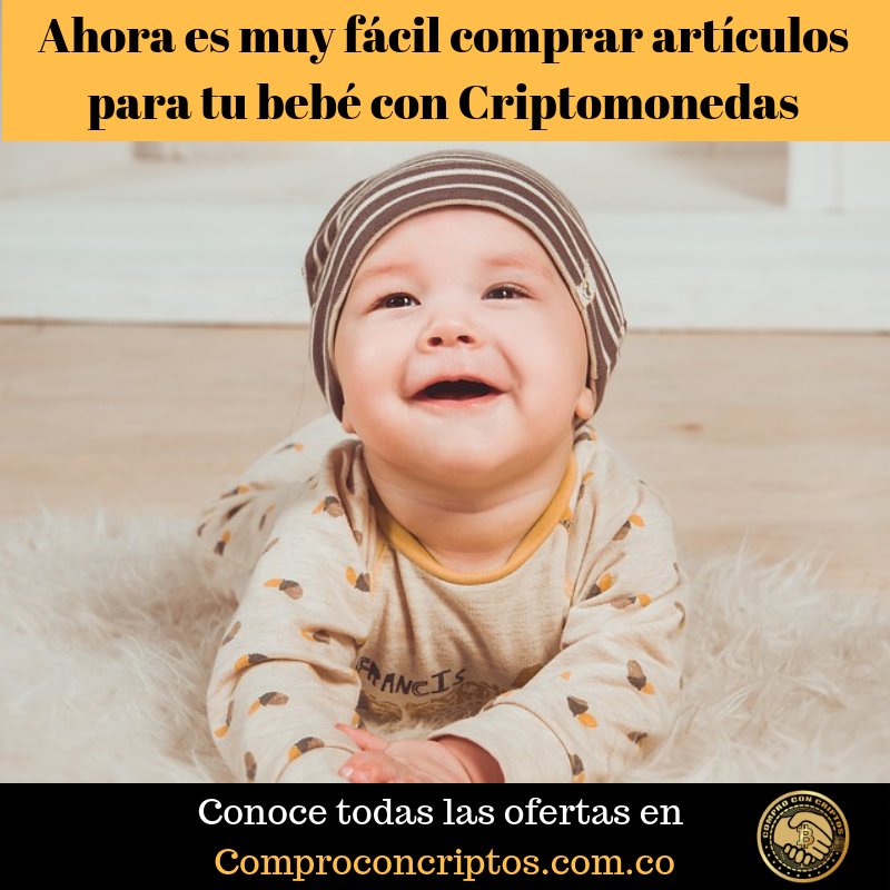 comproconcripto's tweet photo. ¿Deseas comprar artículos de bebé pagando con criptomonedas?
Ingresa a https://t.co/hAEMcG0Ypr
y registrate gratis.
#comproconcriptos #comprayventa #blockchain #dash #criptomonedas #dinerodigital #comprarconbitcoin #bitcoincolombia #bitcoin #bitcoincash https://t.co/l5CoPSlzGk