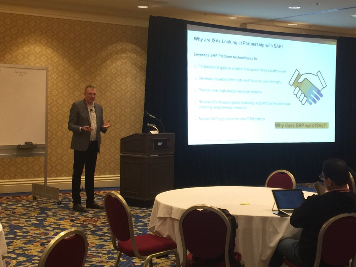 terilbean's tweet image. Why should SI’s and resellers consider becoming a PartnerEdge Build partner #SAPTechED #SAPPartnerEdge