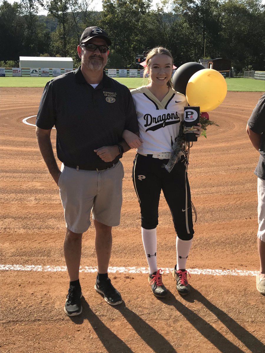 JameyAlcorn's tweet photo. Great to celebrate the senior members of our softball team this afternoon! Super proud of what these ladies have accomplished at Pepperell High School! #Dragons https://t.co/HUtiske022