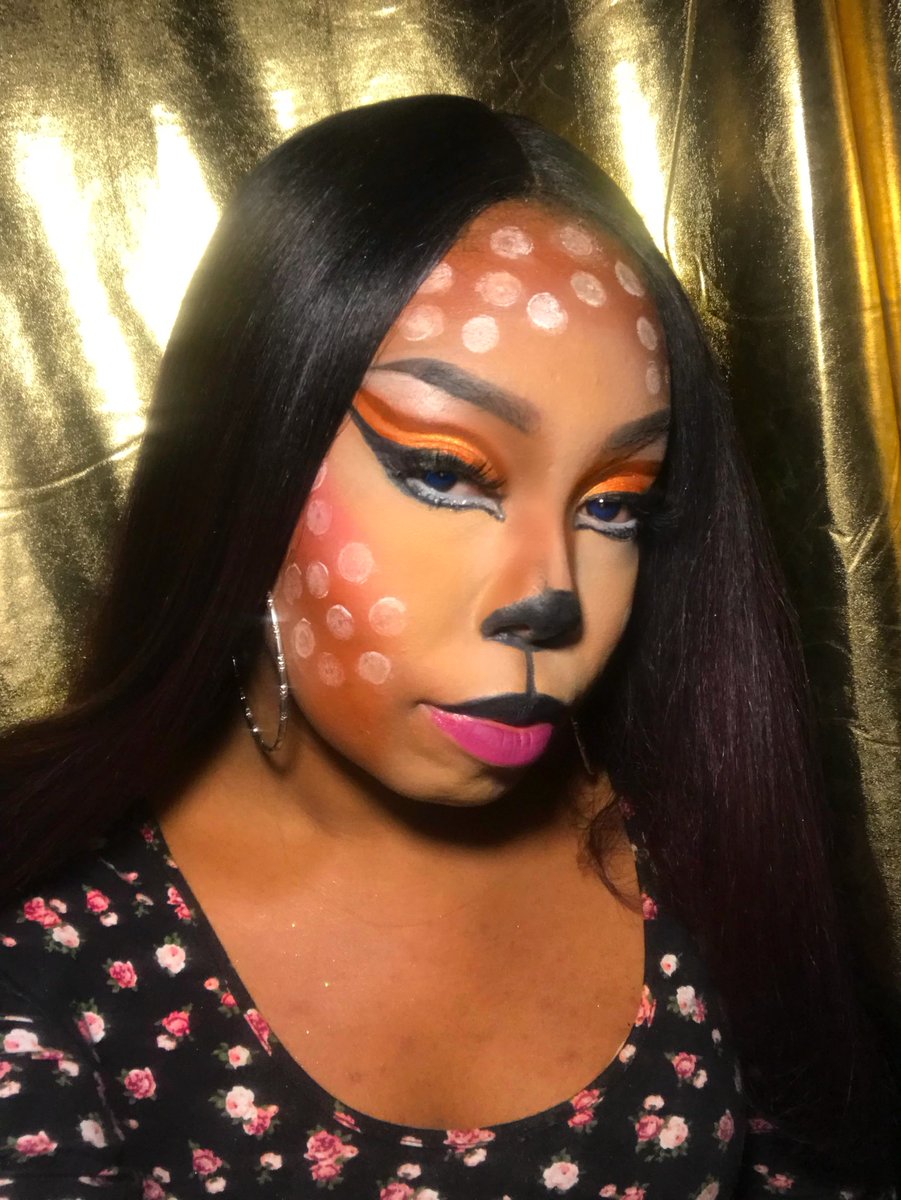 BellaBlicky's tweet photo. ๐31 Days of Halloween๐
Day 1: A Deerbra
#HappyOctober #HalloweenMonth #halloweenmakeup #makeupartist #HalloweenMood #makeupbyme #deerbra #31NightsOfHalloween #31DaysOfHalloween #costumemakeup #memphismua #freelancemua #idomakeup #makeupart #day1 https://t.co/DWa6gK6GMr