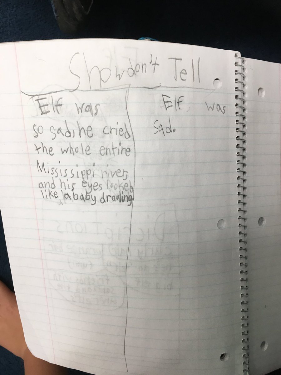 FrancescaRegs's tweet photo. Working like artists with our words-pushing our thinking to paint a picture for our readers by showing not telling #writingplayground #growthmindset https://t.co/59GZcnIzPE
