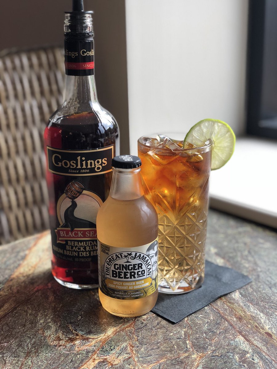 Come on down and have this fabulous Dark ‘N Stormy drink made with Gosling Black Seal Rum, Old Tyme ginger beer and fresh lime.
So come on down to enjoy one of these either have it pre-dinner or post dinner as a beautiful cap of the day.
#kamooshbistro