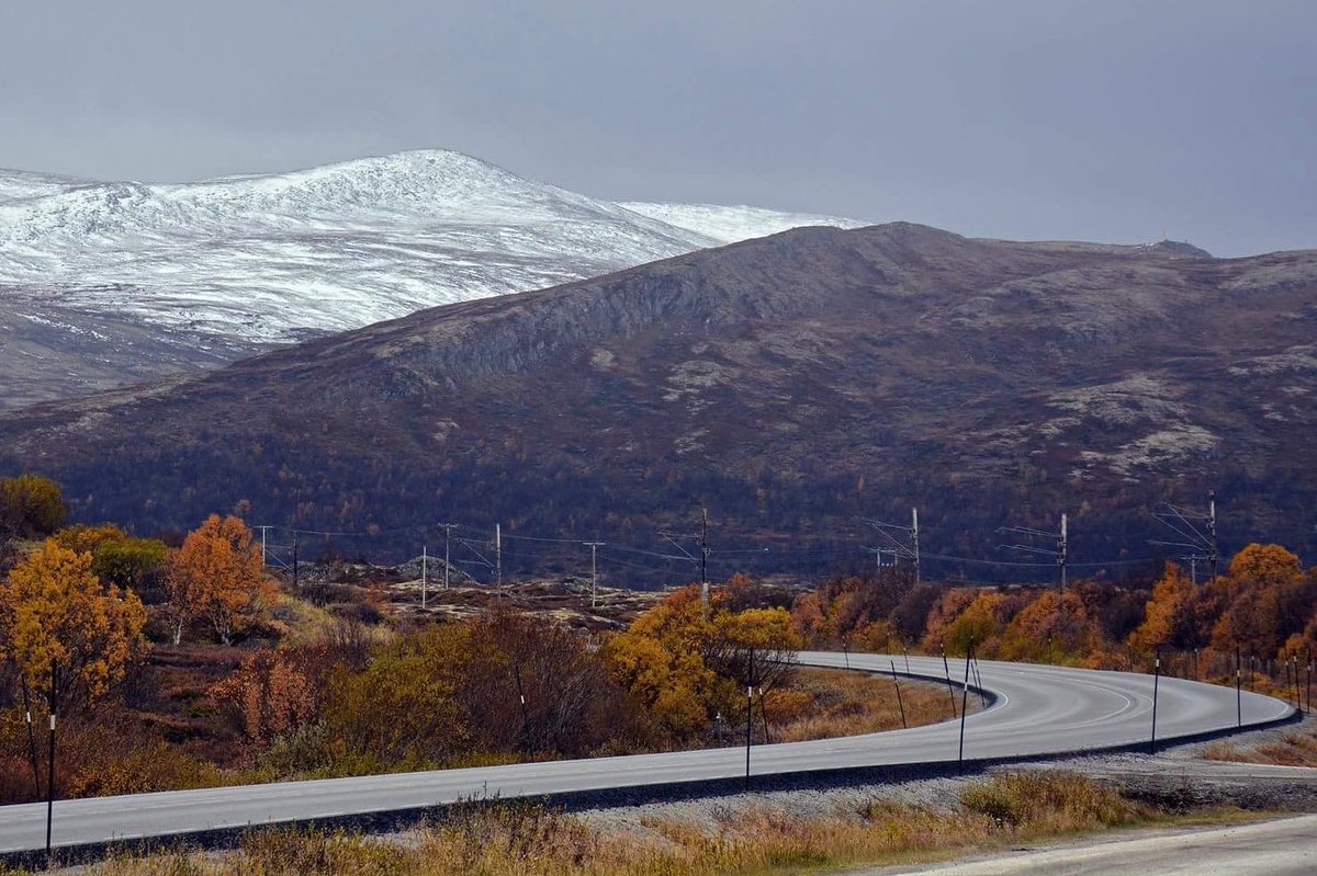 trondeiv's tweet image. På vei fra høst til vinter. #dovrefjell