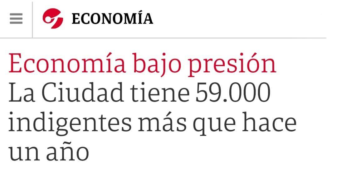 La ciudad más rica del país, donde Larreta se patina $4.000 millones en jugar a romper las veredas la mayor cantidad de veces posible.
Porque todo lo malo siempre es susceptible de empeorar.