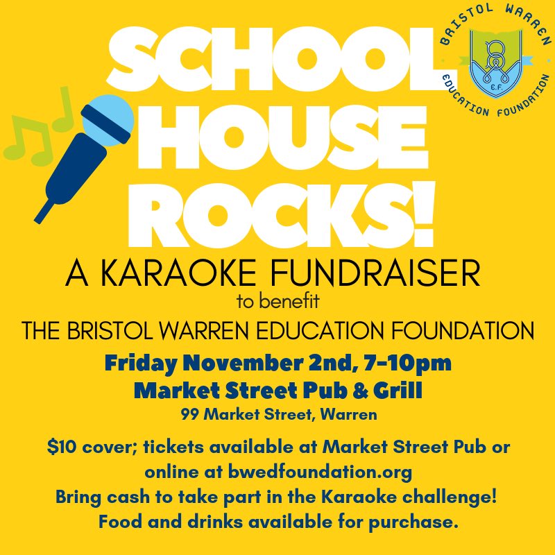 BWEdFoundation's tweet photo. Yes! Karaoke fundraiser for BWEF...you don’t want to miss this. https://t.co/z6hhHqpibz