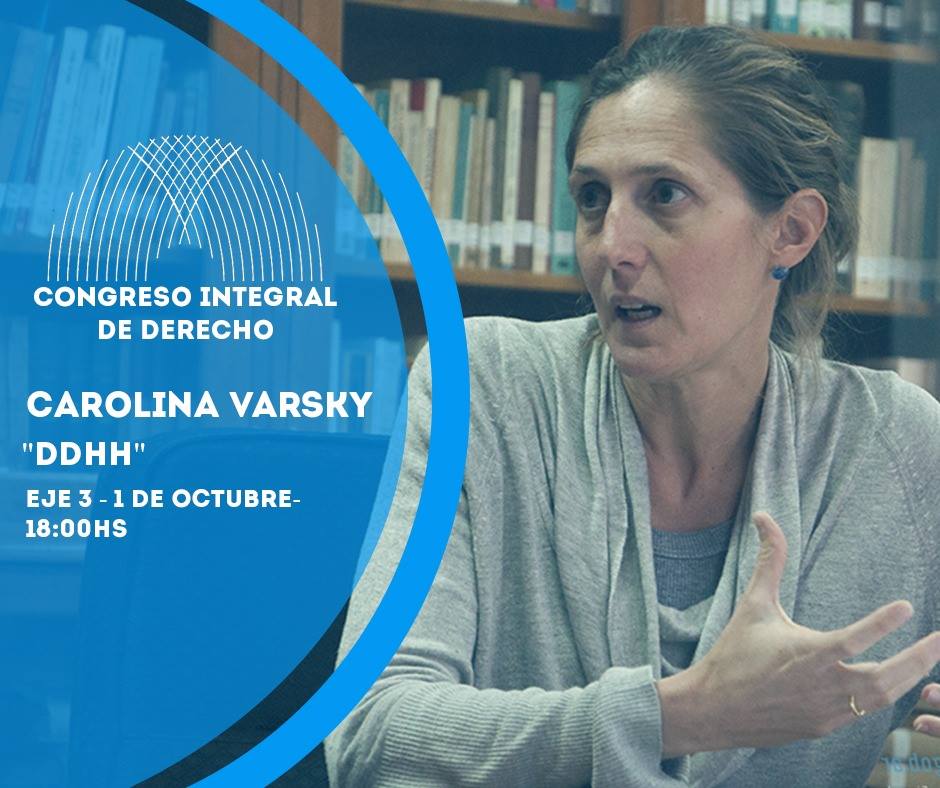 CidDerecho's tweet photo. En breve arrancamos con el panel 3 de este primer día de este #CID2018
La temática serán los Derechos Humanos en la actualidad de nuestro país. Estarán presentes @pietragallahora , @julianaxat , Aníbal Hnatiuk y Carolina Varsky
Lxs esperamos! https://t.co/SmuGCEZaZZ