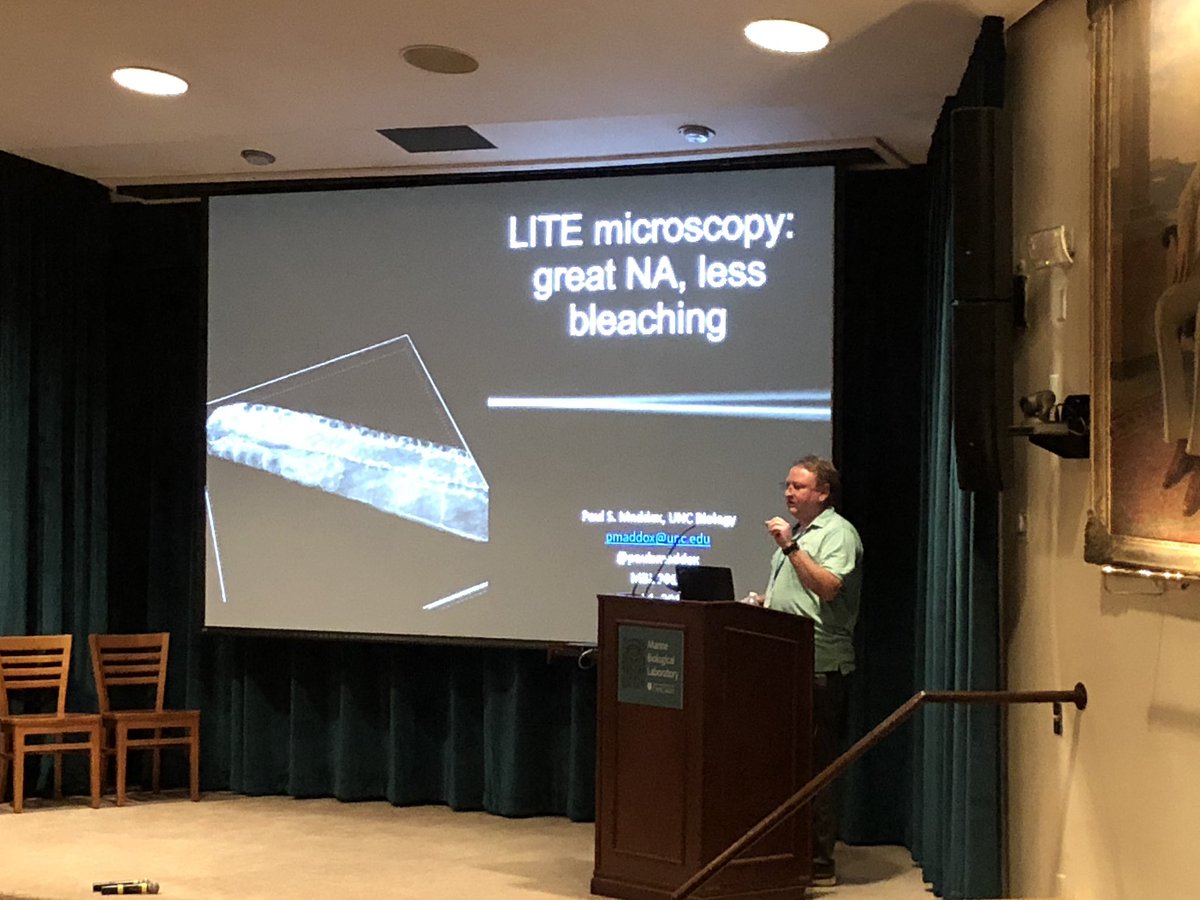 MizarImaging's tweet image. Our Founder and President, @paul_s_maddox giving a talk at #AQMHD about LITE microscopy