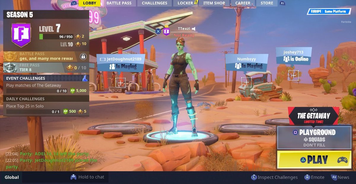 Texzl's tweet photo. I don't use my Ghoul Trooper account anymore, should I give it away to someone? https://t.co/sI8MXof1Y4
