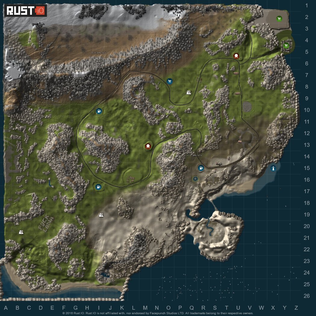 Кастомная карта rust