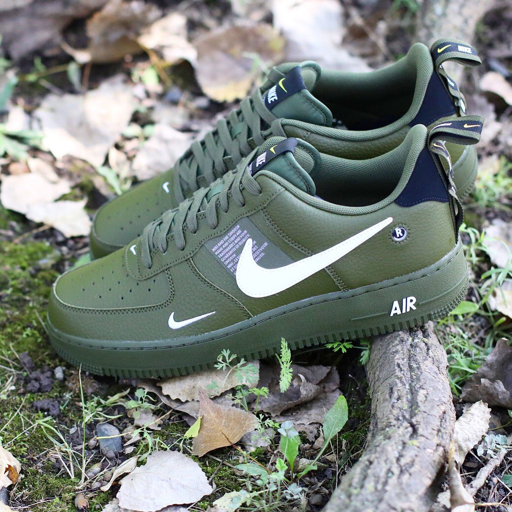 Jimmy Jazz on X: The Nike Air Force 1 '07 LV8 Utility is available now in  a fall ready olive green color that goes great with the technical features  of this shoe