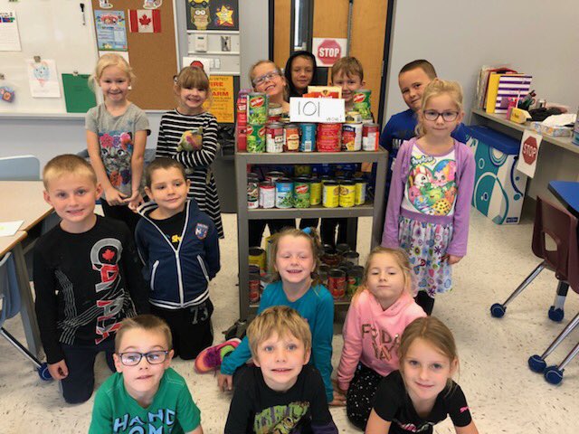 TecumsehLKDSB's tweet photo. Gr 1 students have collected so many items for our Food Drive!! #outreachforhunger https://t.co/FTjz4NPjEX