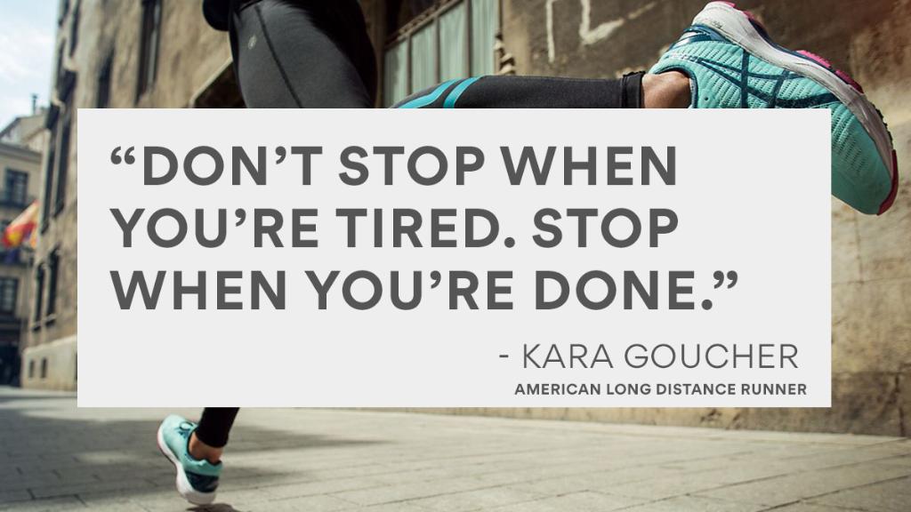 Runkeeper's tweet photo. Today's #MondayMotivation from @karagoucher 🏃♀️
#IMoveMe #loveyourrun #runnerslife #wanttorun https://t.co/3Ge5UXzeCo