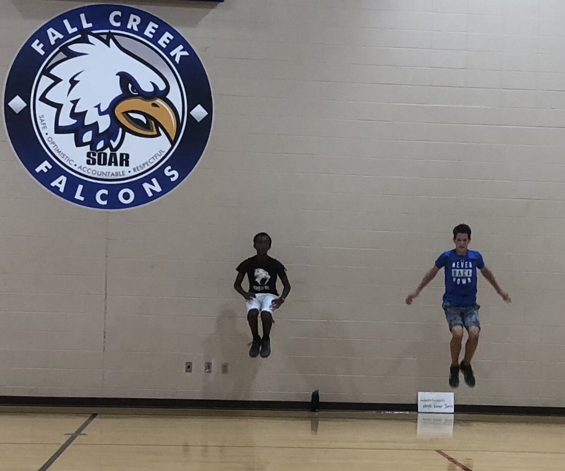 FCJHCC's tweet photo. County Meet preparation started this morning. #calmnstrong #herennow @FallCreekJH @FCJHAthletics https://t.co/r72v880OAk
