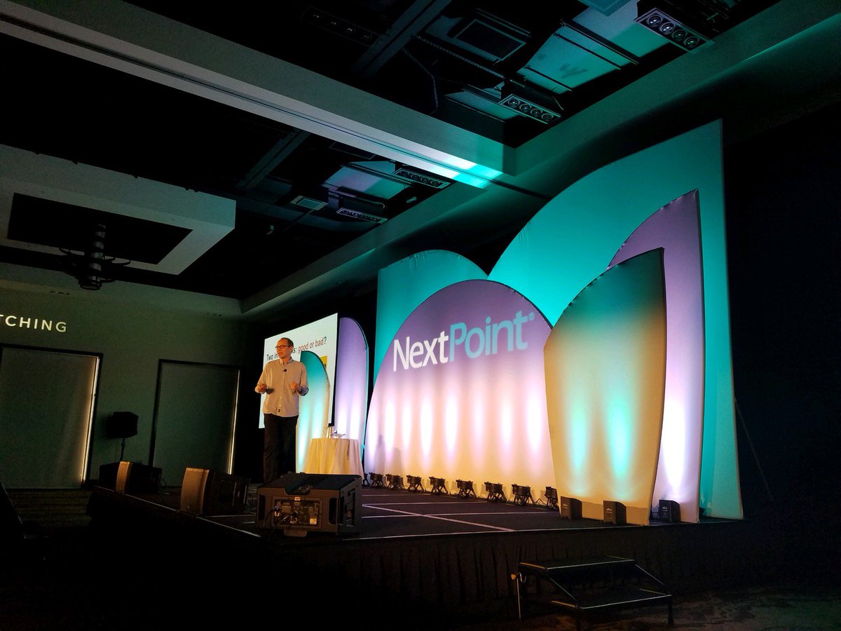 Trend watching <a href="/MaxLuthy/">MaxLuthy</a> embracing the seas of change #nextpoint18